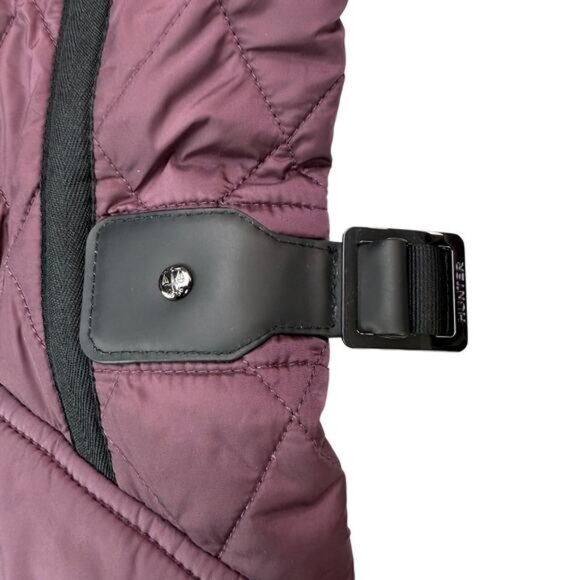 HUNTER Refined Quilted Short Trench Jacketize XS Oxford - Picture 8 of 15